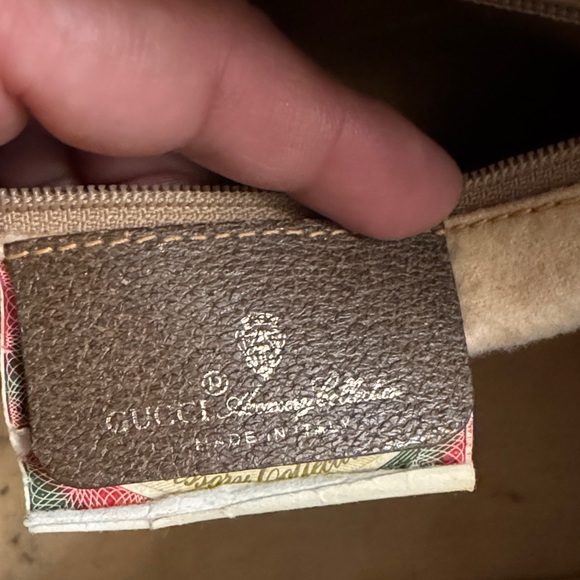 Gucci Brown and Tan Monogram Tote - Picture 5 of 10